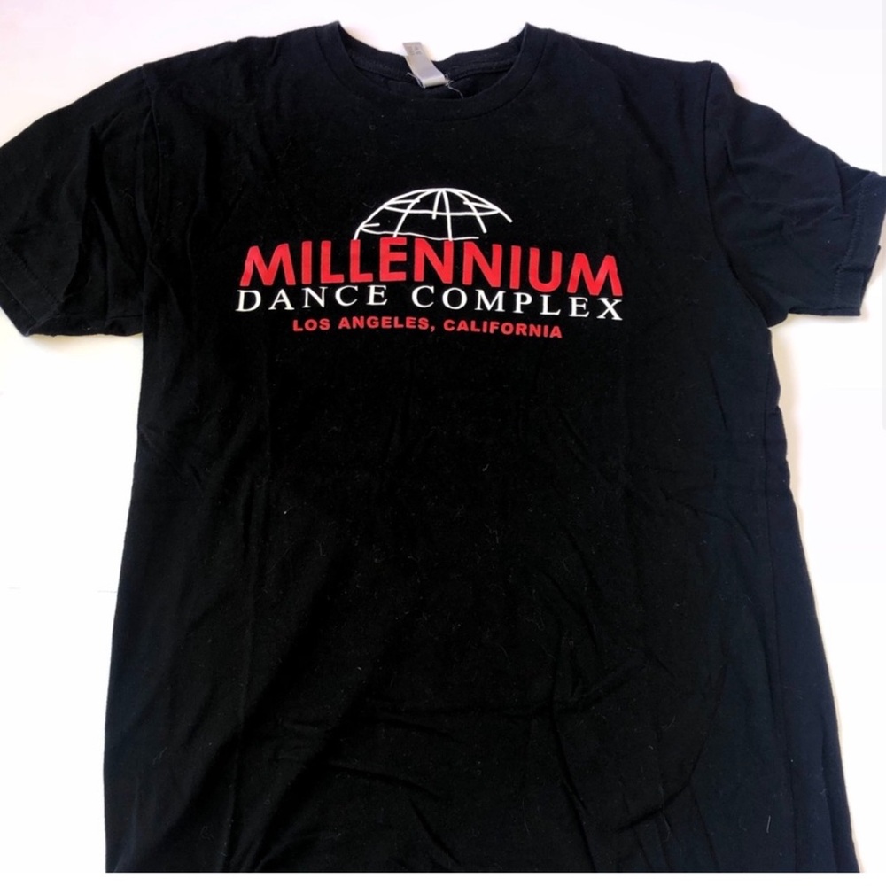 Millennium Dance Complex Los Angeles Black Logo T Shirt